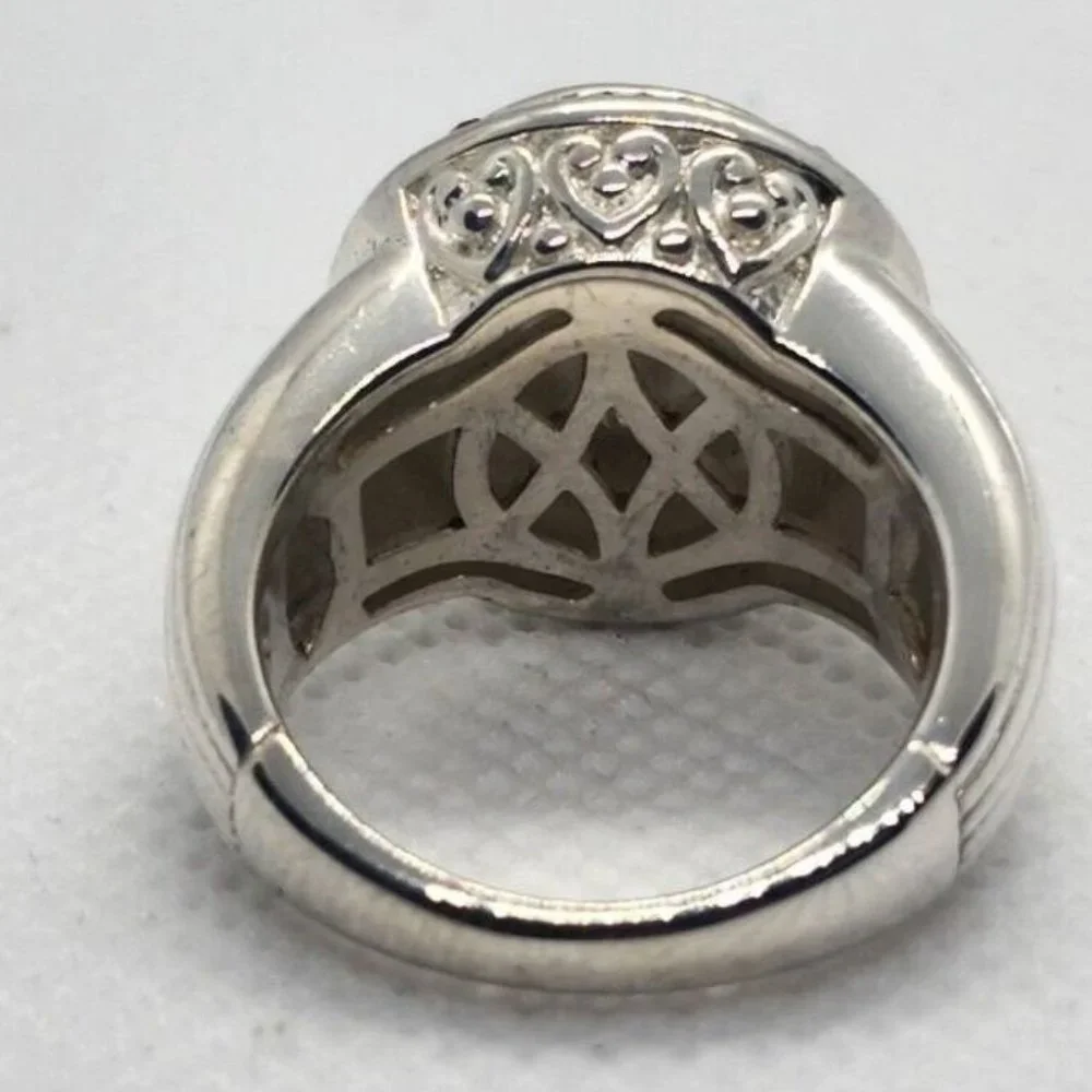 925 STERLING SILVER CZ RING SIZE 7